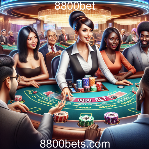 A Experiência do Cassino Ao Vivo no 8800bet